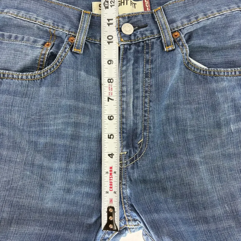 Levi's 505 Straight Fit Jeans 32x30 Medium Wash Denim Red Tab Men's